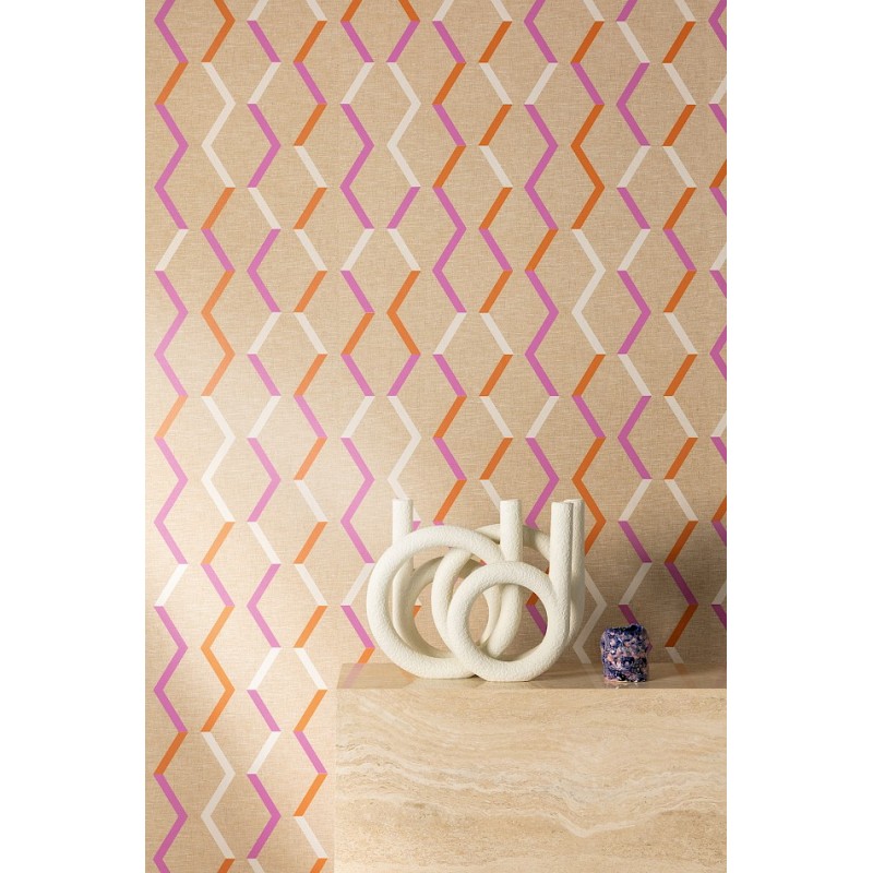Papier peint Zigzag marque Masureel