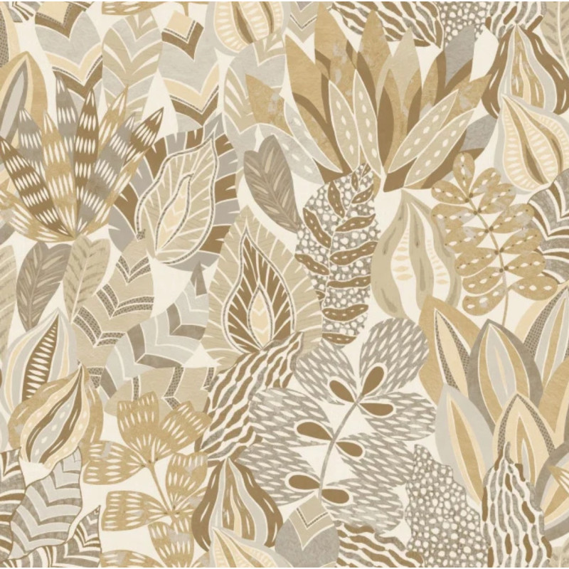 Papier peint végétal Alfabia Casamance