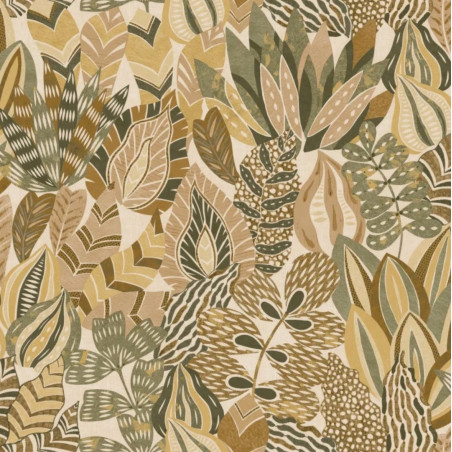 Papier peint végétal Alfabia Casamance