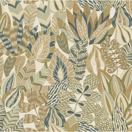 Papier peint végétal Alfabia Casamance