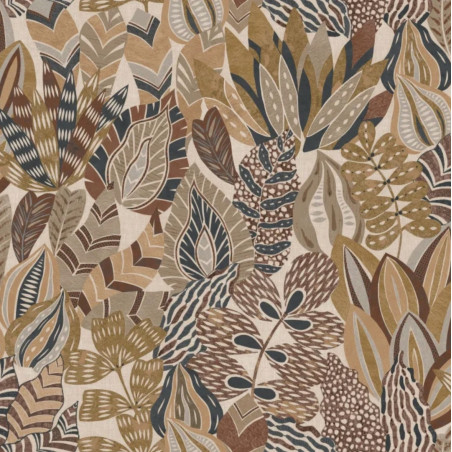 Papier peint végétal Alfabia Casamance