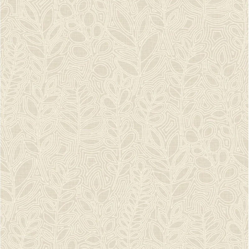 Papier peint végétal Astragale Casamance