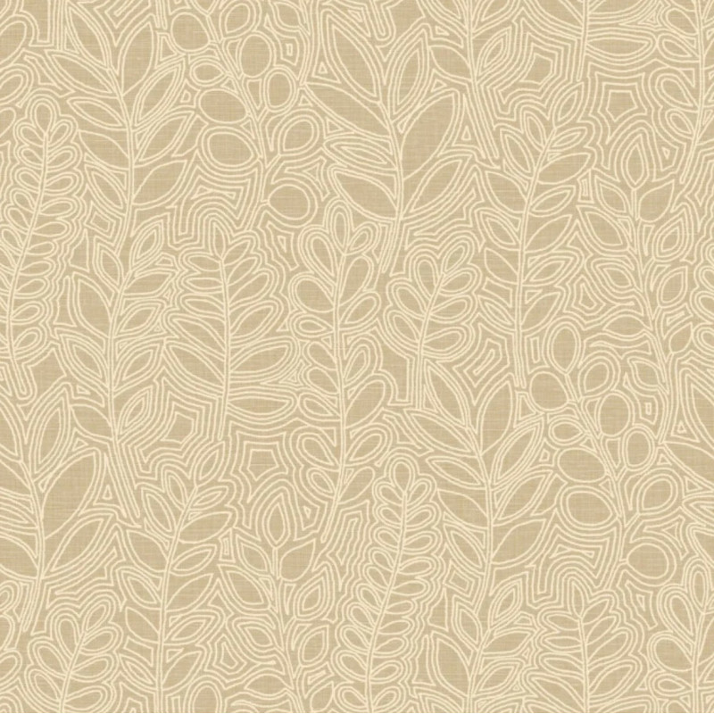 Papier peint végétal Astragale Casamance