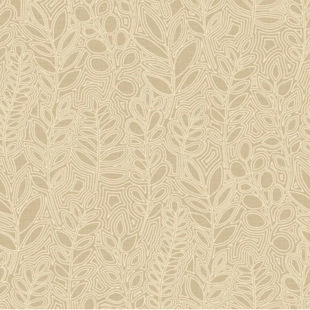 Papier peint végétal Astragale Casamance