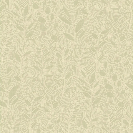Papier peint végétal Astragale Casamance