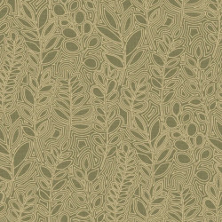 Papier peint végétal Astragale Casamance