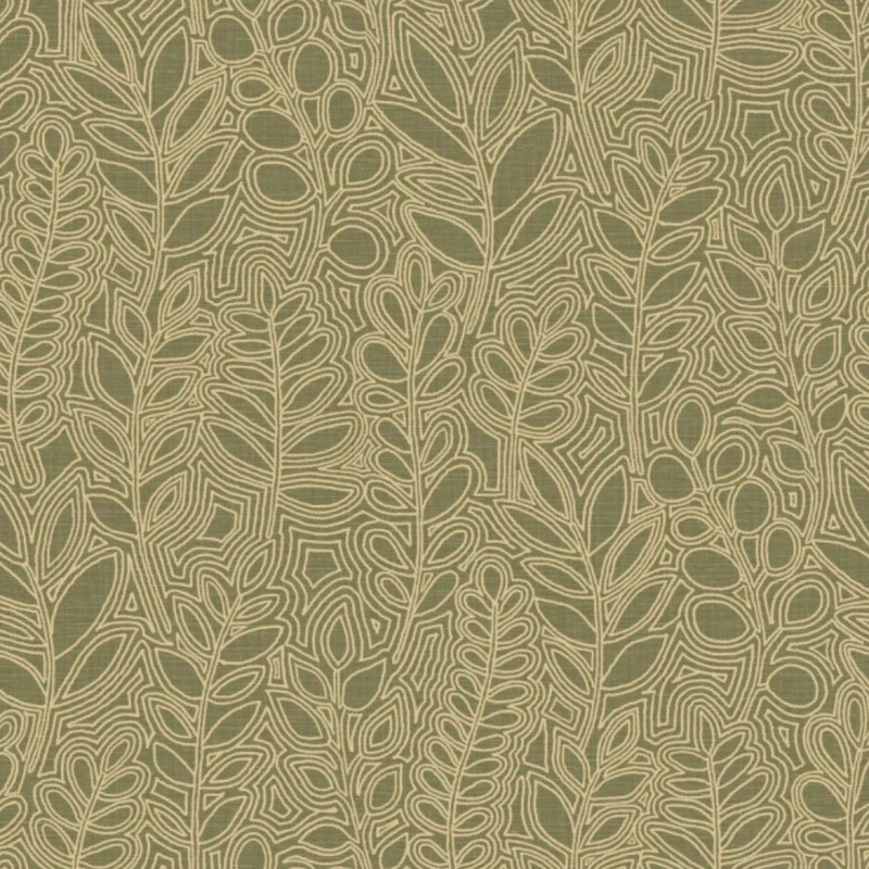 Papier peint végétal Astragale Casamance