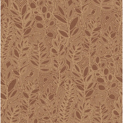 Papier peint végétal Astragale Casamance