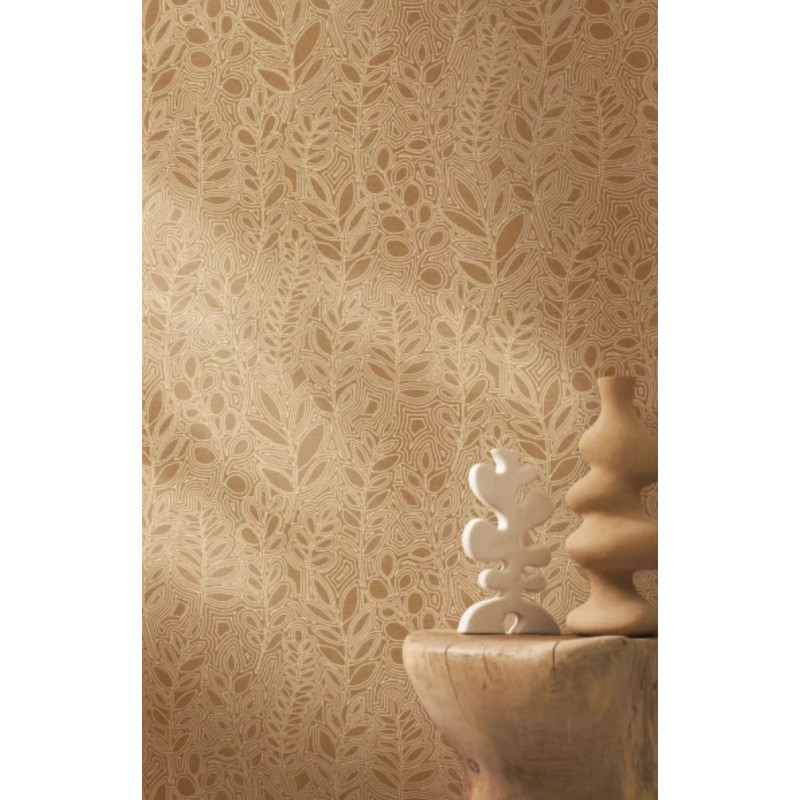 Papier peint végétal Astragale Casamance