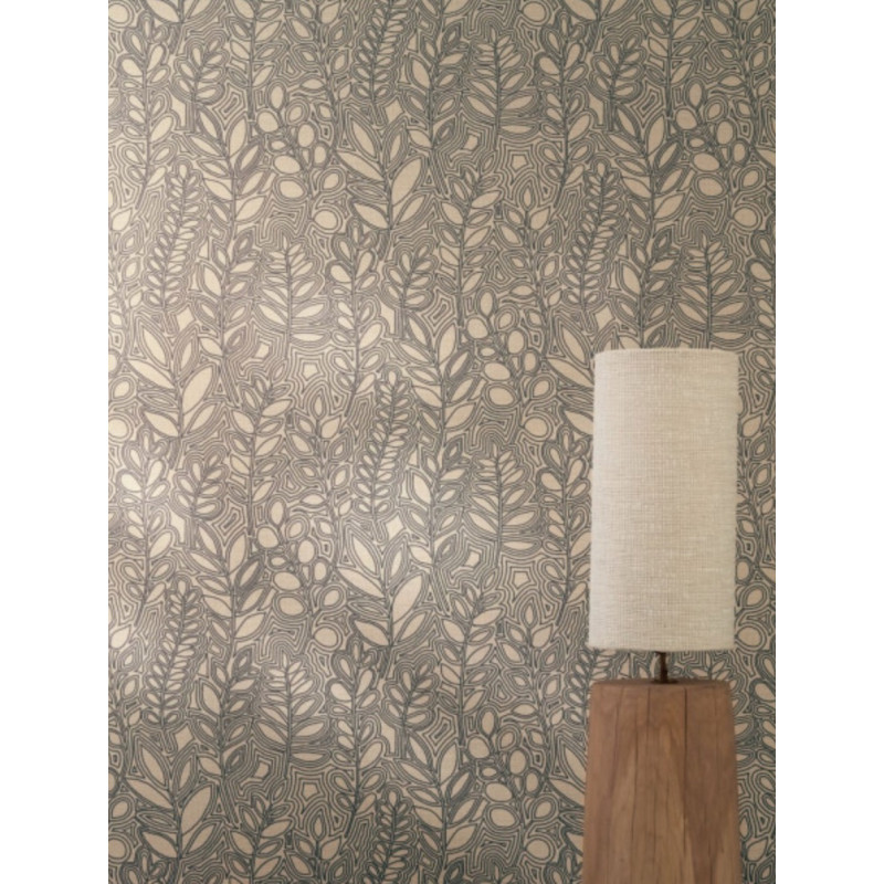 Papier peint végétal Astragale Casamance