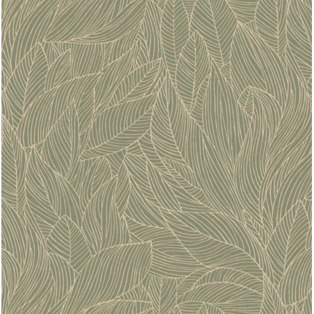Papier peint végétal Hosta Casamance