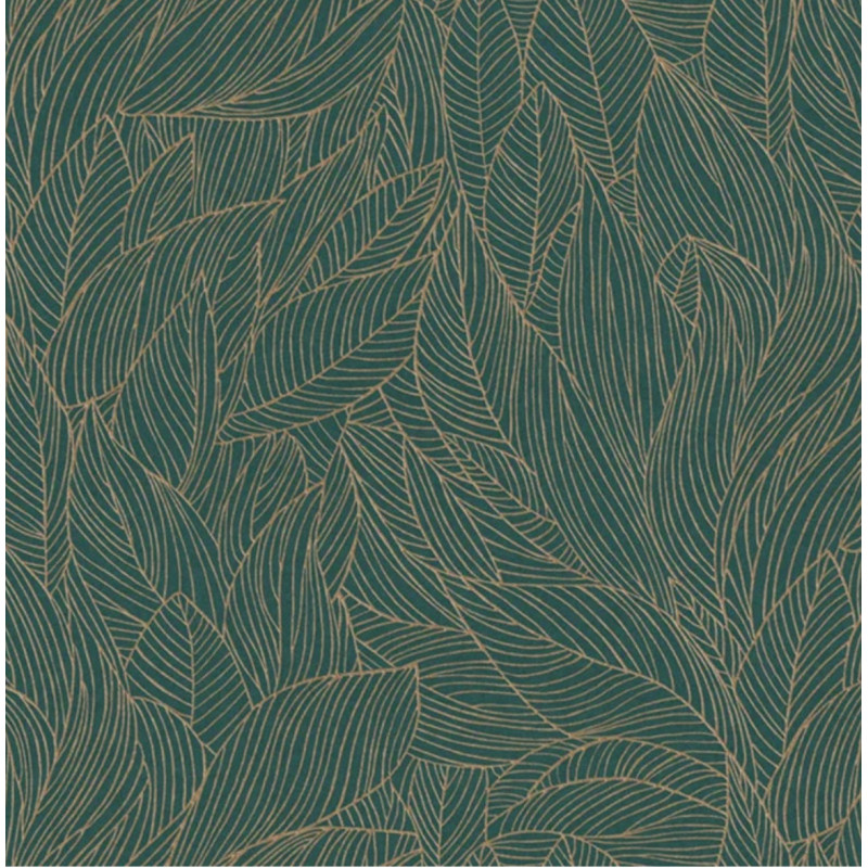 Papier peint végétal Hosta Casamance