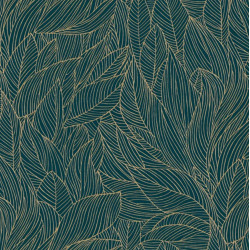 Papier peint végétal Hosta Casamance