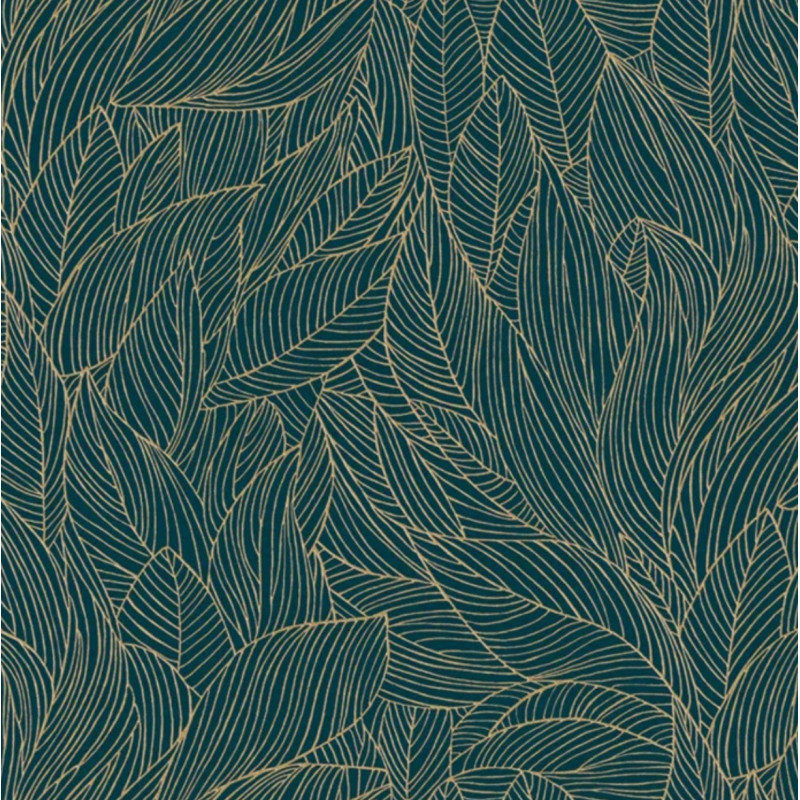 Papier peint végétal Hosta Casamance