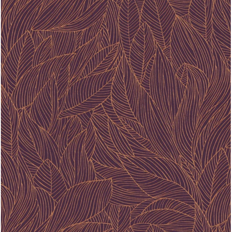 Papier peint végétal Hosta Casamance