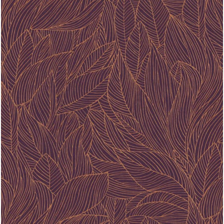 Papier peint végétal Hosta Casamance