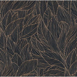 Papier peint végétal Hosta Casamance