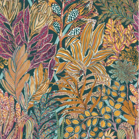 Papier peint végétal Borrommee Casamance