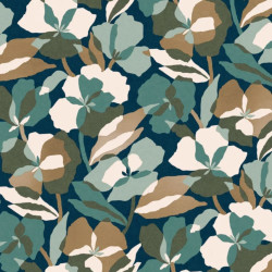 Papier peint fleuri Amaryllis Casamance