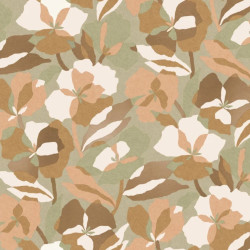 Papier peint fleuri Amaryllis Casamance