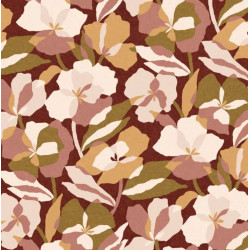 Papier peint fleuri Amaryllis Casamance