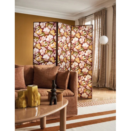 Papier peint fleuri Amaryllis Casamance