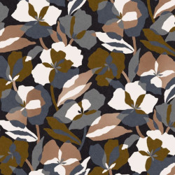 Papier peint fleuri Amaryllis Casamance