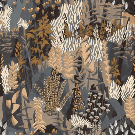 Papier peint végétal Erica Casamance