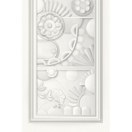 Revêtement mural 3D trompe l'œil Greenhouse Gathering Window Arte