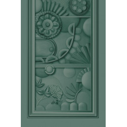 Revêtement mural 3D trompe l'œil Greenhouse Gathering Window Arte