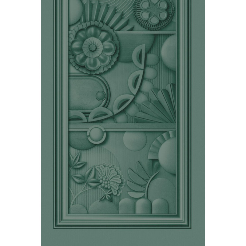 Revêtement mural 3D trompe l'œil Greenhouse Gathering Window Arte
