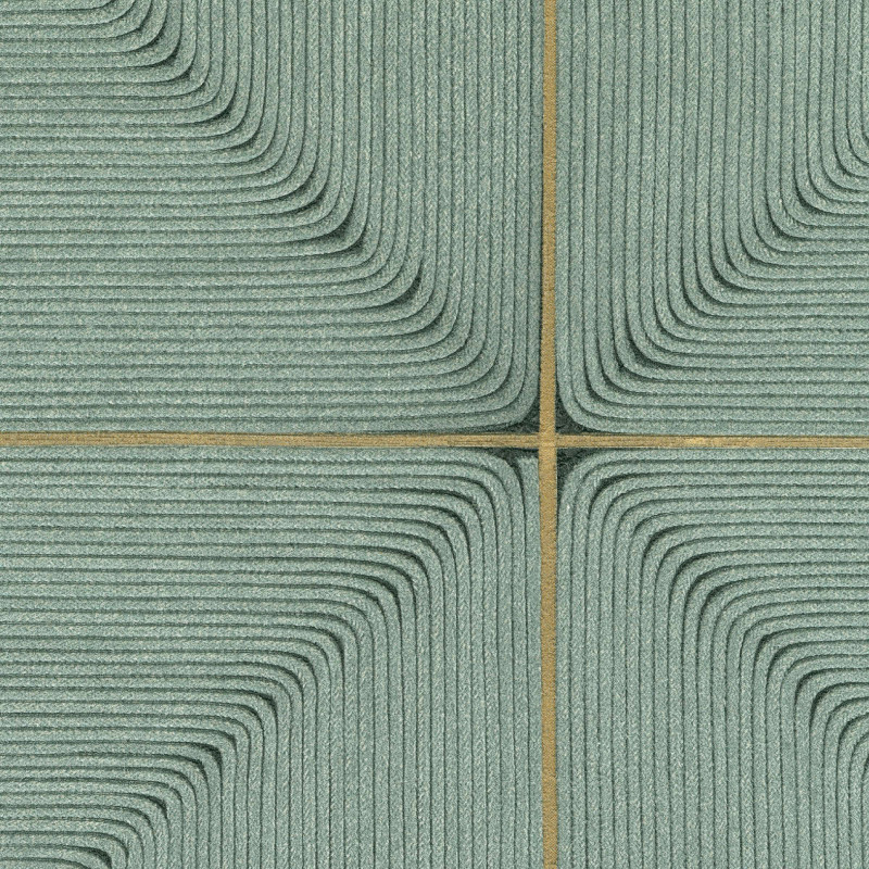 Papier peint géométrique Sillage Elitis