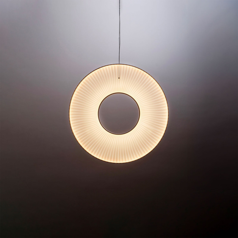 Suspension luminaire design Iris Pendant vertical 80 10 HEURES 10