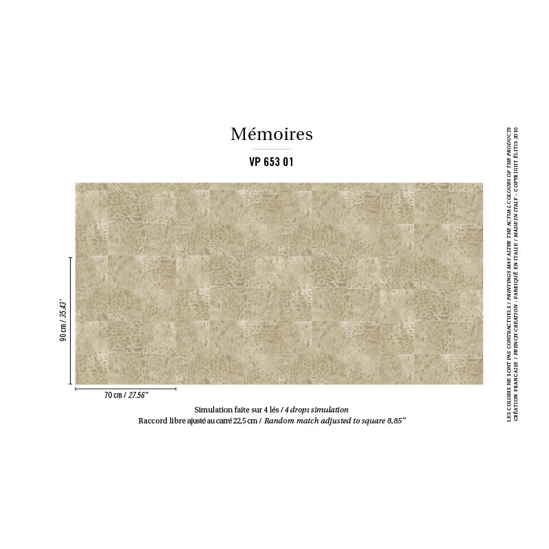 Papier peint animaux Panthère par Élitis