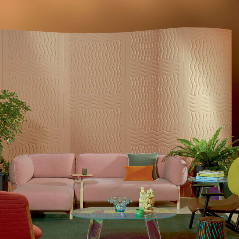 Revêtement mural 3D Wave Flanelle par Élitis