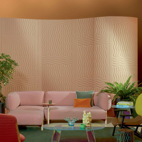 Revêtement mural 3D Wave Flanelle par Élitis