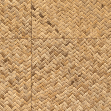 Papier peint texture Rotin par Élitis