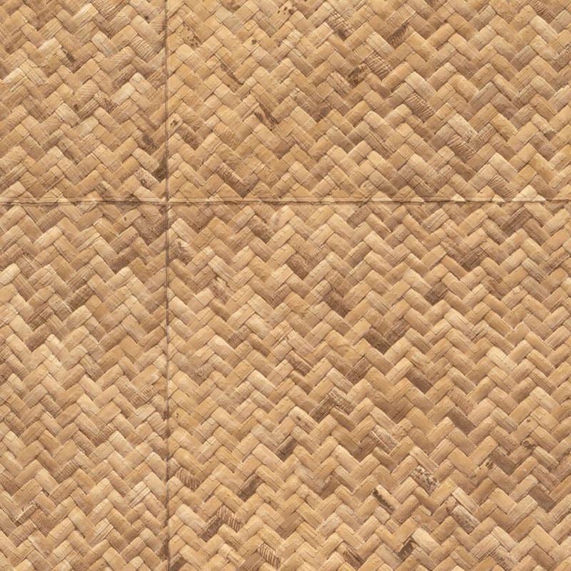 Papier peint texture Rotin par Élitis