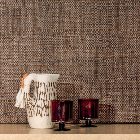 Papier peint texture Raphia par Élitis