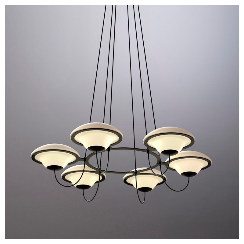 Suspension luminaire design In The Air pendant 6 DCW