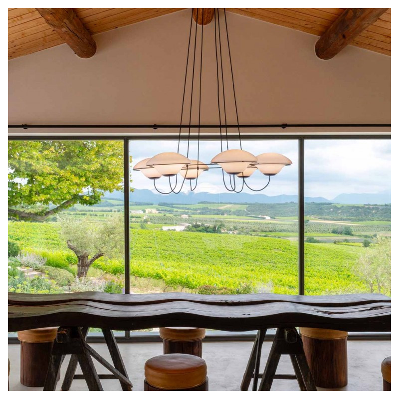 Suspension luminaire design In The Air pendant 6 DCW