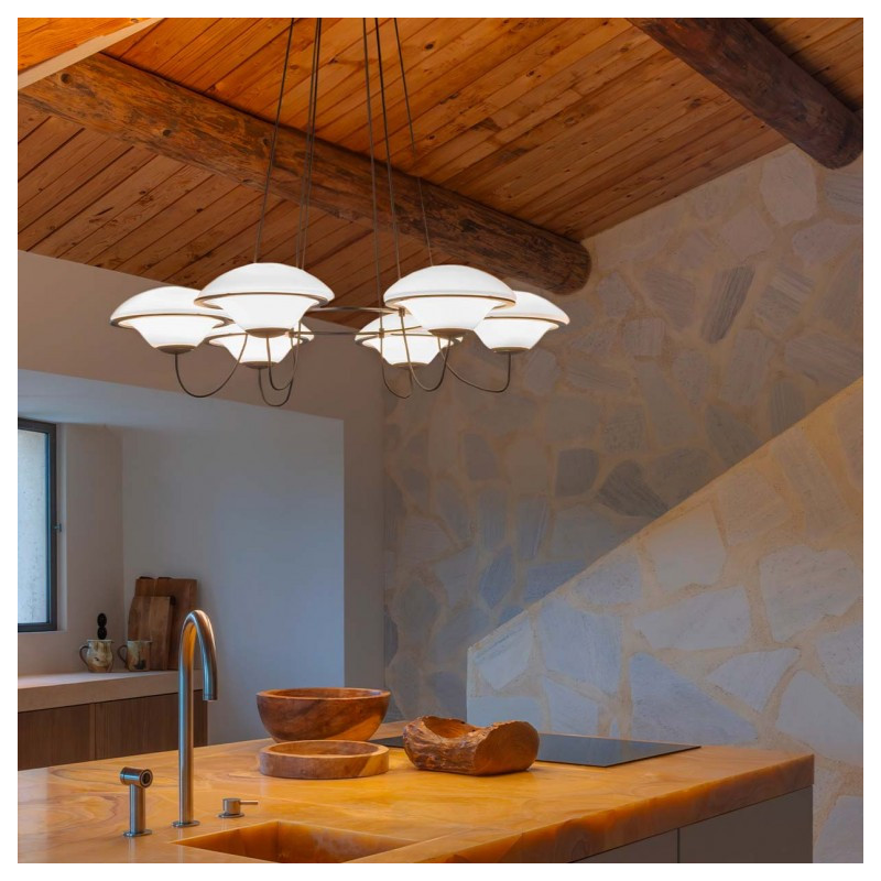 Suspension luminaire design In The Air pendant 6 DCW
