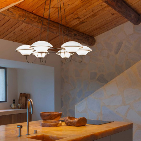 Suspension luminaire design In The Air pendant 6 DCW
