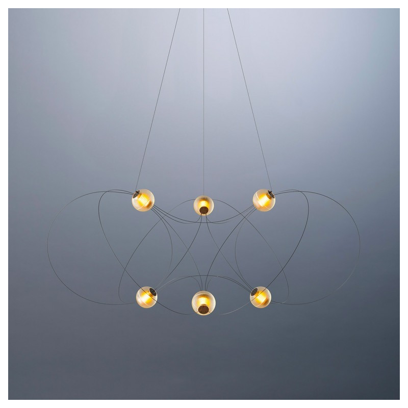 Suspension luminaire design MUNARI 6 DCW