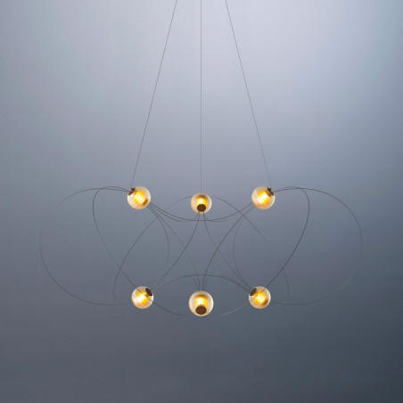 Suspension luminaire design MUNARI 6 DCW