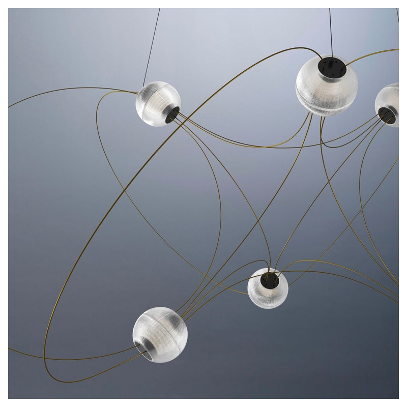 Suspension luminaire design MUNARI 6 DCW