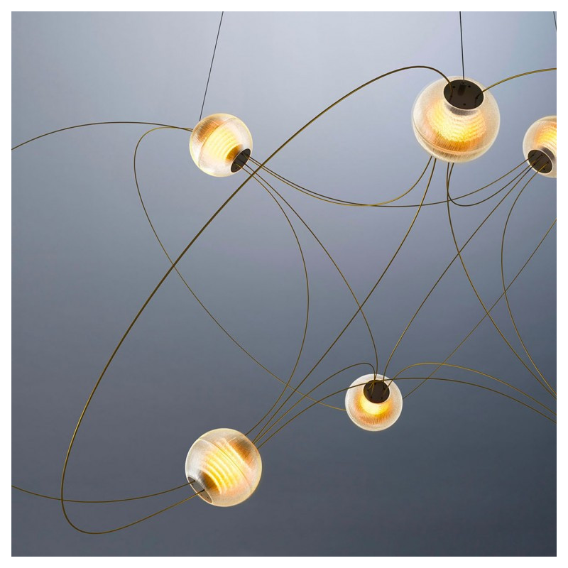 Suspension luminaire design MUNARI 6 DCW