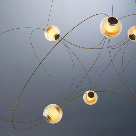 Suspension luminaire design MUNARI 6 DCW