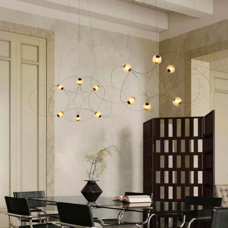 Suspension luminaire design MUNARI 6 DCW