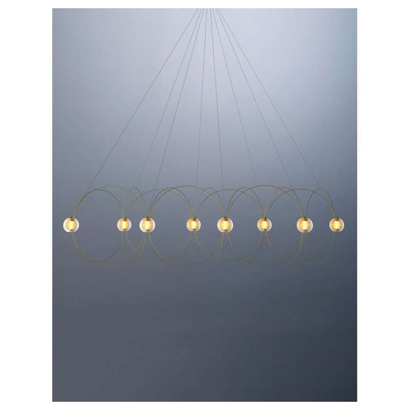 Suspension luminaire design MUNARI 8 DCW